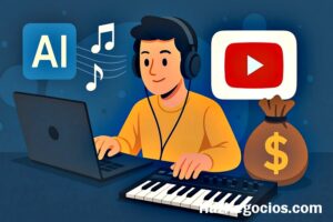 Gana dinero creando música con inteligencia artificial y publicándola en YouTube