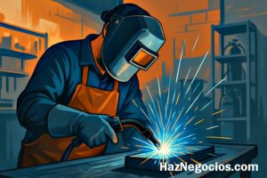 Haz negocio con un taller de soldadura, guía práctica para emprender desde cero