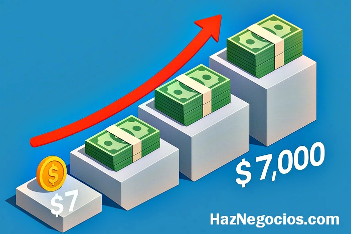 Del Primer Dólar al Éxito, Cómo Construir una Escalera de Valor que Lleve tus Productos de $7 a $7,000