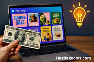 Estrategias HN, Cómo Ganar Dinero Creando Diseños con Canva Magic Design